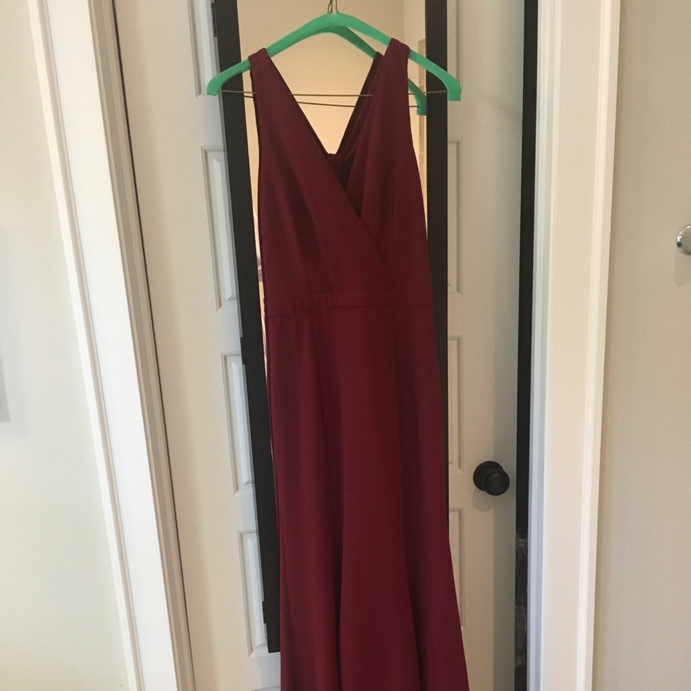 Wine red lulus dress - Picture 3 of 5